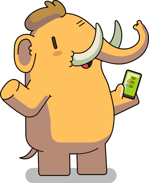 An elephant, Mastodon's logo