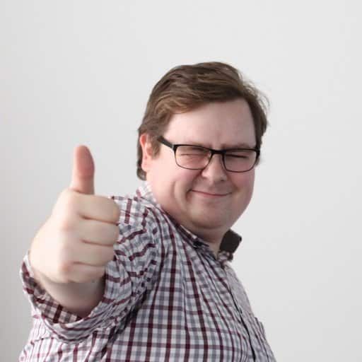 Photo of me giving a thumbs up