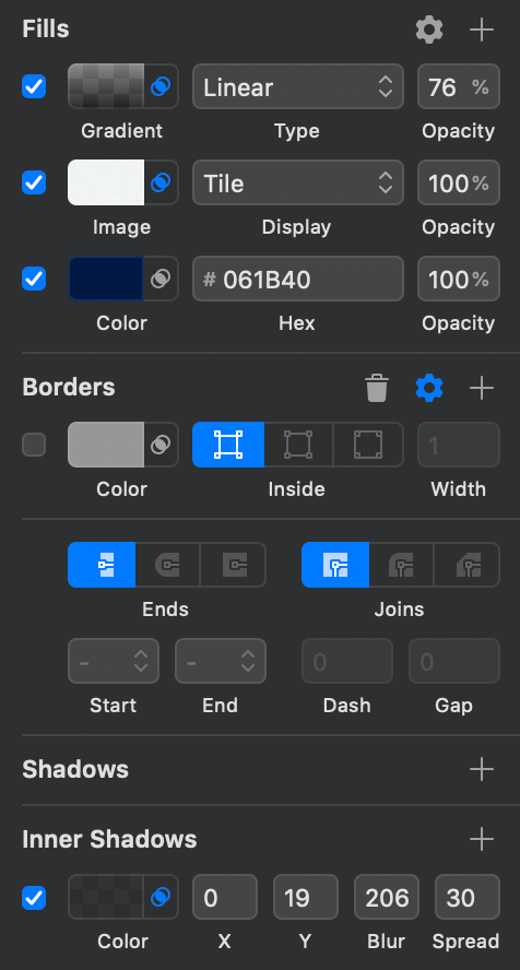 Sketch UI screenshot