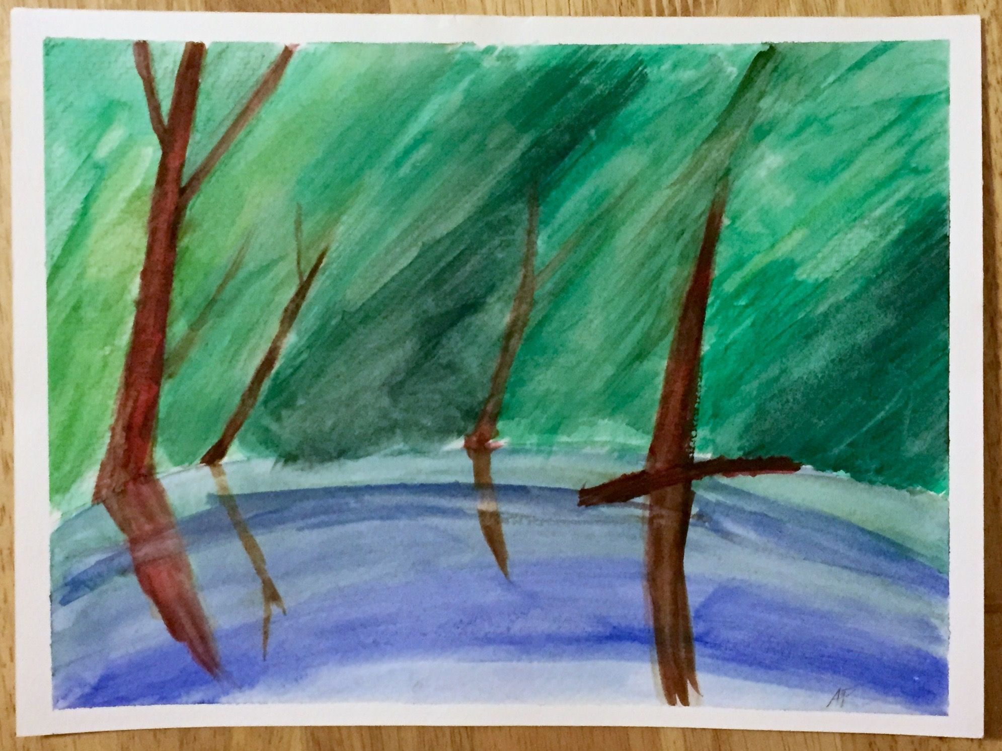 My watercolour