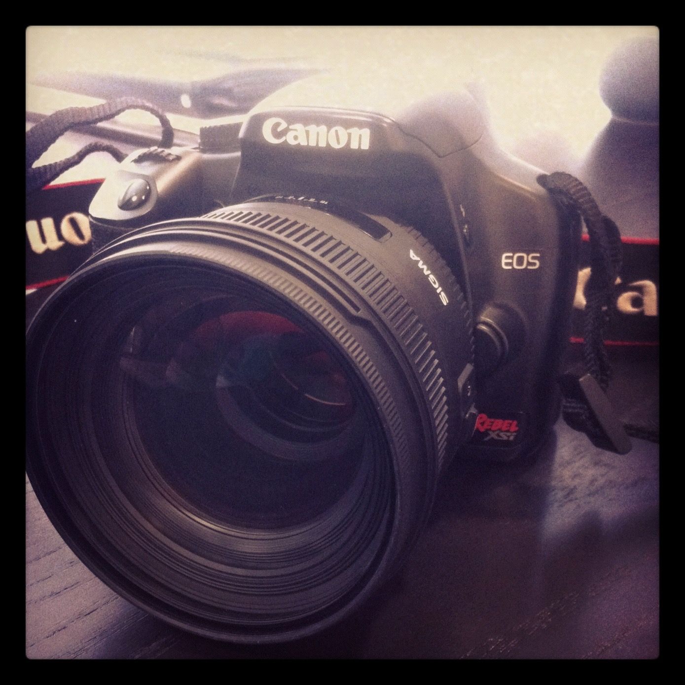 Photo of a Canon DSLR
