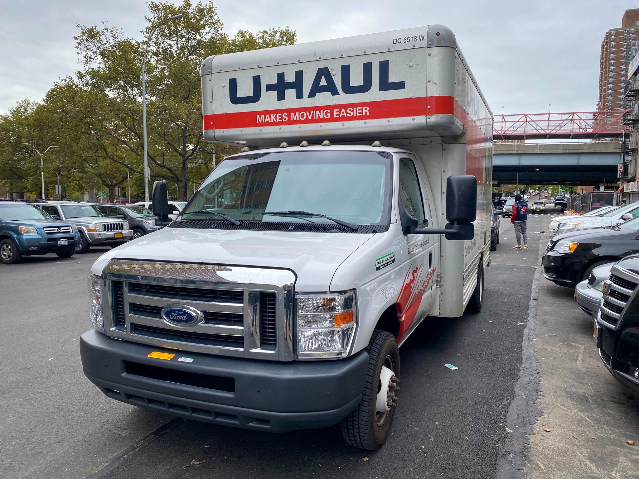 Photo of a UHaul truck in New York