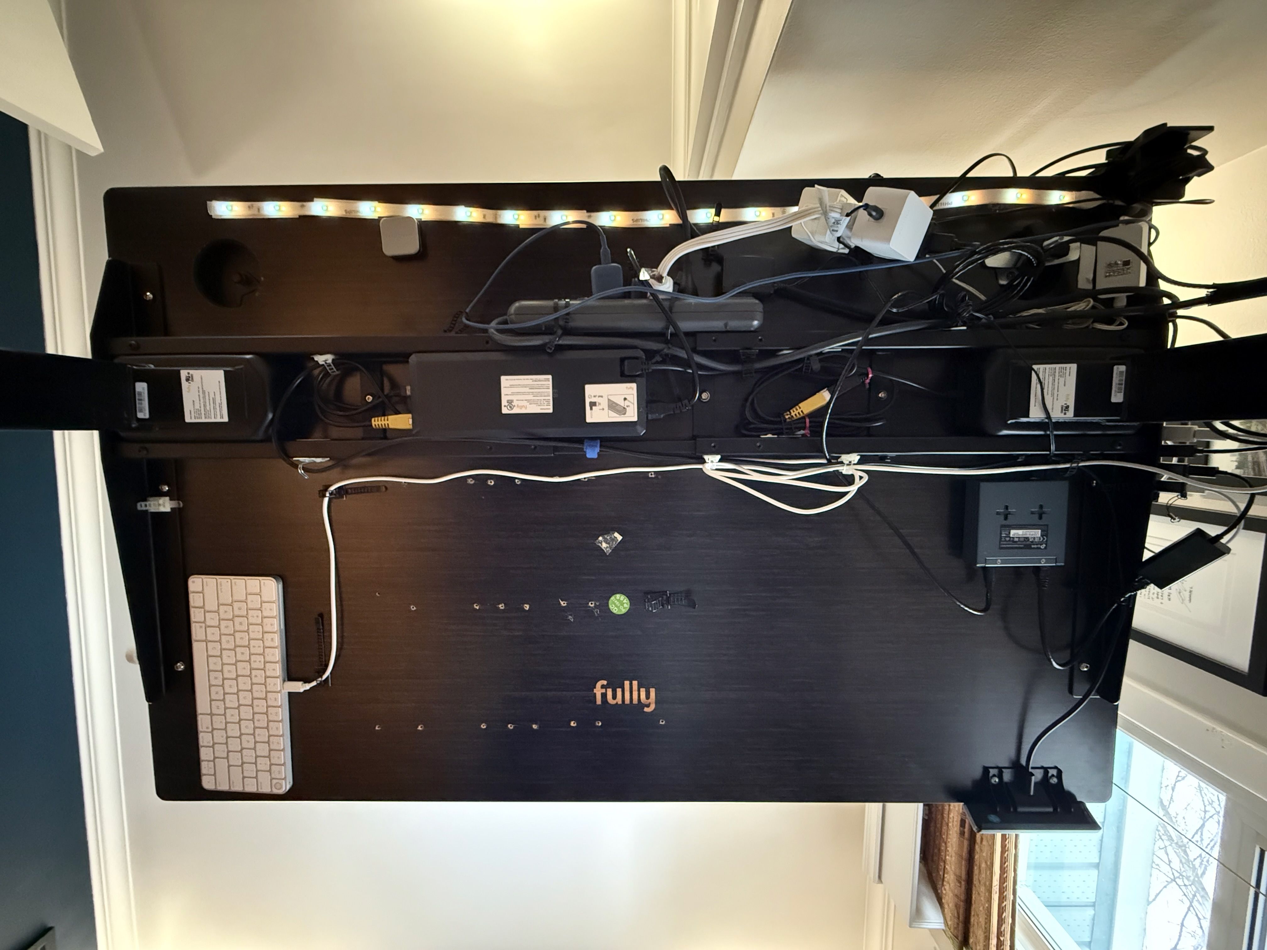 The ugly underbelly of my desk.