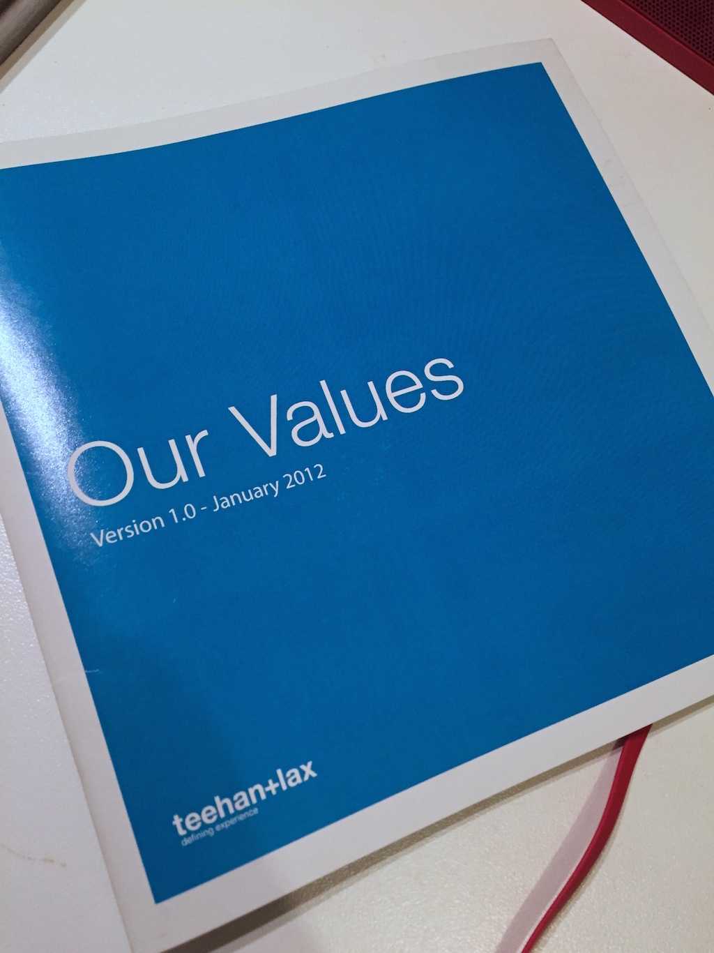 T+L Values Booklet